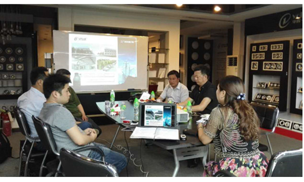 華輝照明客戶參觀