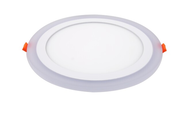 面板燈 24W側(cè)發(fā)光超薄雙色 LED面板燈 開孔Φ210mm 可分段控制光色 面板燈 24W側(cè)發(fā)光超薄雙色 LED面板燈 開孔Φ210mm 可分段控制光色