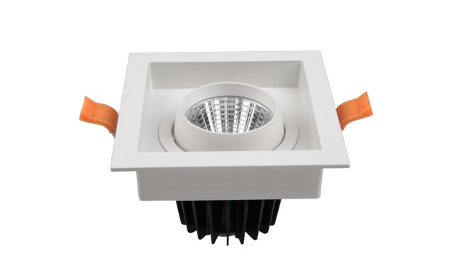 G14系列 15W 單頭COB格柵射燈 開孔尺寸115x115mm G14系列 15W 單頭COB格柵射燈 開孔尺寸115x115mm