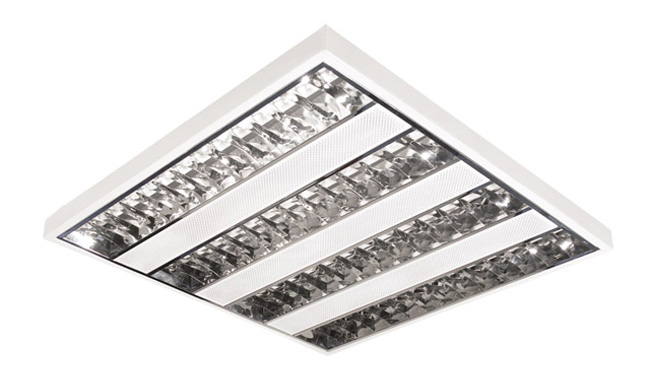 T5 4x14W 嵌入式豪華型格柵燈盤 600x600mm 605x605mm T5 4x14W 嵌入式豪華型格柵燈盤 600x600mm 605x605mm